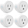 Amazon.com: Smart Mini Plug Compatible with Alexa and Google Home, WiFi ...