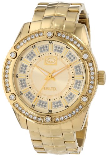 Marc Ecko Men's 'The Ace' Quartz Stainless Steel Casual Watch, Color:Gold-Toned (Model: E17526G1)