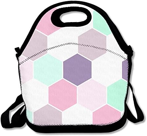 MAGGIE SALAS Pentagonal Pattern Spring Lunch Bag Travelling Picnic Storage Bags Backpack Handbag