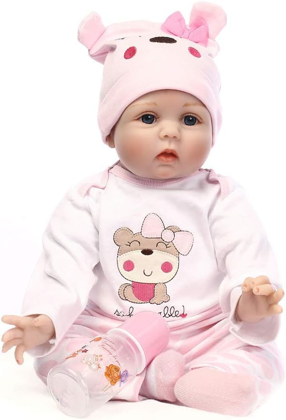 Prezzo HWBB Bambola del Bambino rinato Bambole di Simulazione realistica Simulazione Morbida Panno di Vinile del Vinile Corpo 22inch 55 cm Giocattolo della Ragazza del Ragazzo Realistico Giocattolo Offerte