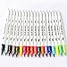 24 Dual Tip Brush Pens Markers, Fineliner Tip 0.4 mm & Watercolor Brush Tip Colored Pens Set for Coloring Books, Sketching, Bullet Journal, Art (24 color)