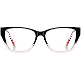FancyFlower Cateye Reading Glasses for Women - Midnight Blush 1.5x Readers