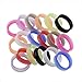Longbeauty 30pcs/22pcs Colorful Silicone Gauges Plugs Double Flared Flexible Tunnels Ear Skin Stretcher Kit Piercing 3mm-25mm