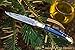 DKC Knives (46 6/18) DKC-783 Ocean Laguiole Damascus Steel Folding Pocket Knife 4 oz 8.5