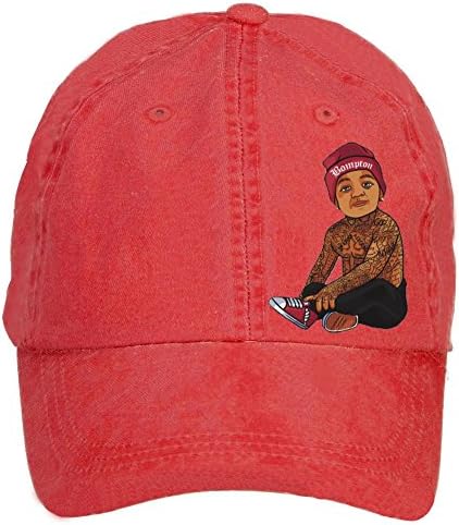 ClShrt Unisex Washed Adjustable YG 400 Funny Bompton Cartoon Cotton Baseball Caps
