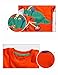[Coralup]Long Sleeve Baby boys clothing Dinosaur T-shirts C9090 Orange,2-3Y