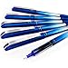 Uni-Ball UB-185S Vision Needle Rollerball Pen – 0.5mm Needle Point – Pack of 6 – Blue