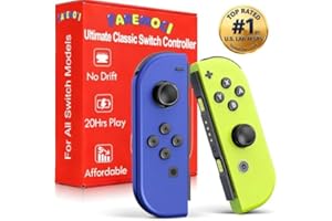 FAREMOCI Switch Controller,Replacement for Switch OLED Lite,Wireless Remote with Dual Vibration,Motion Control,Screenshot,6-Axis Gyro,Wake-Up,Anti-Slip grip Joystick,Left Right Gamepad,No NFC