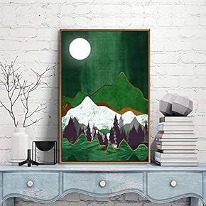 Framed Canvas Wall Art for Living Room, Bedroom City and Landscape Canvas Prints for Modern Home Decoration Ready to Hang - 16"x24" inches