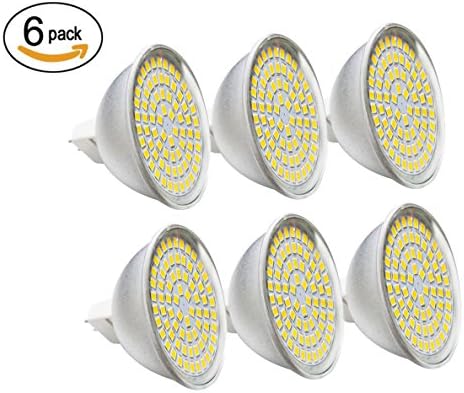WestDeer MR16 LED Bulbs, 5W Warm White, 3000K, Led Spotlight, Replaced Halogen Bulbs, Standard Size LED Light Bulbs(Pack of 6)