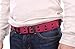 Enimay Designer Double Hole Canvas Belt Black Buckle Black X-Large