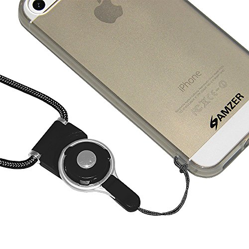 Amzer Detachable Phone Neck Lanyard - Black