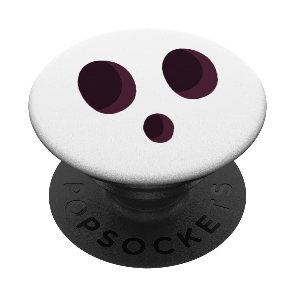 Ghost Silly Face Cute Ghoul Get Spooked Fun Halloween PopSockets Swappable PopGrip