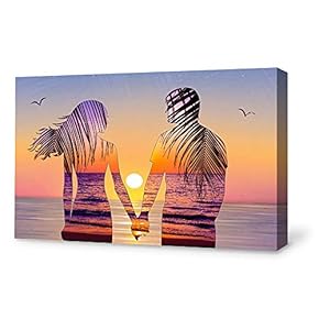 for Living Room Bedroom Home Artwork Paintings Charming Sunset