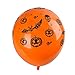Balloons for Halloween Decoration,100Pcs 12 Inch Premium Quality Latex Balloons Skeleton Bat Specter Pumpkin Spider Web Latex Balloons for Halloween Party Decorative