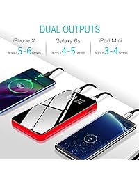 Power Bank Cargador portátil 25000mah batería de alta capacidad Pack de tamaño más pequeño mechero peso con completa LCD compatible dispositivos inteligentes Android teléfono y otros teléfonos móviles