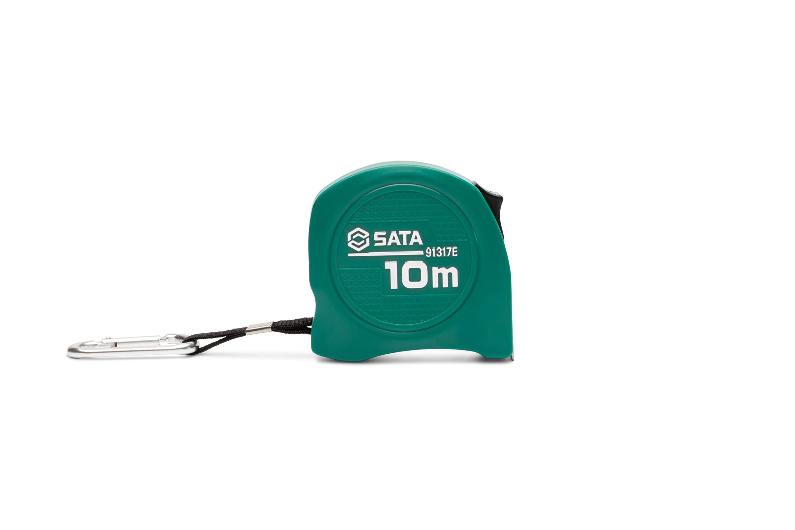 SATA ST91317E Tape Measure Metric Scale 10mx25mm with Nylon-coated Blade Provides Extended Product Life and Glare Reduction