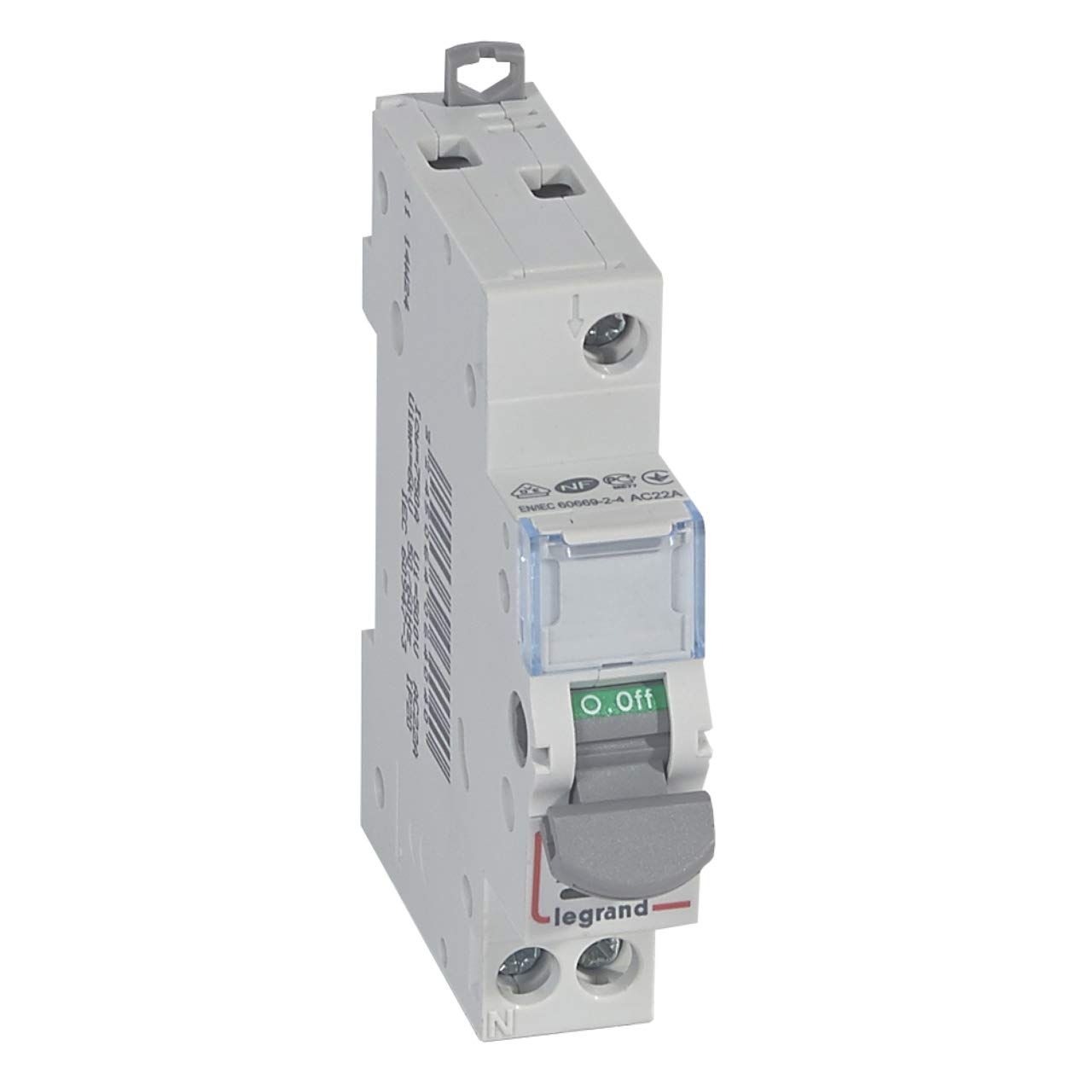 Legrand 406404 DX3 Toggle Switch OFF 1P BEL. 20A