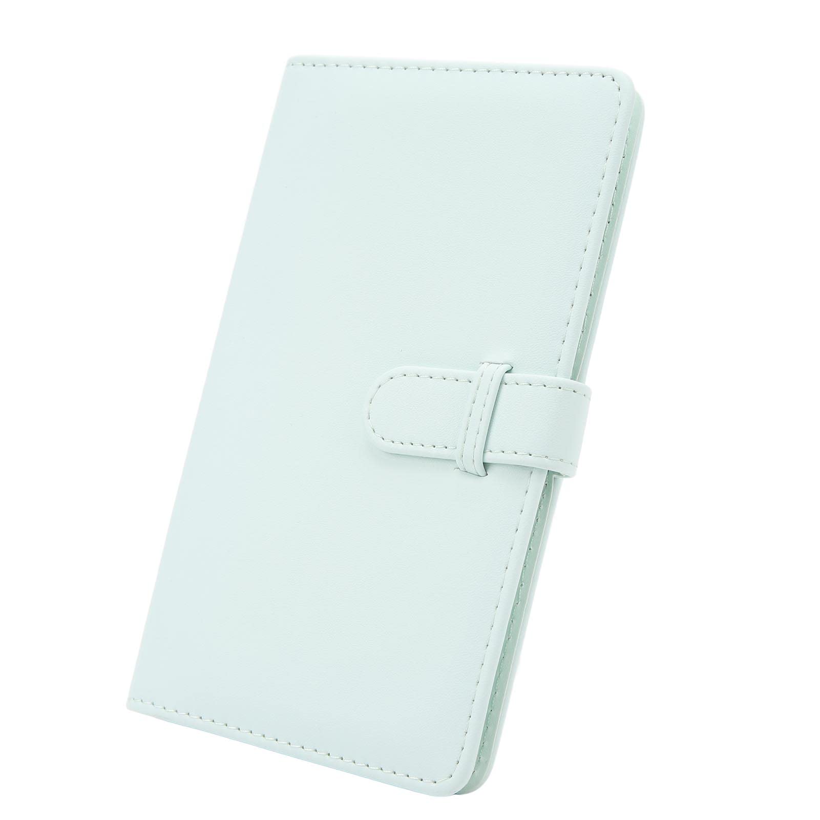 3 Inch Mini Photo Album, PU Leather 108 Pockets Album for Fuji Film Mini 12 11 Mini Series Camera Photos (Mint Green)