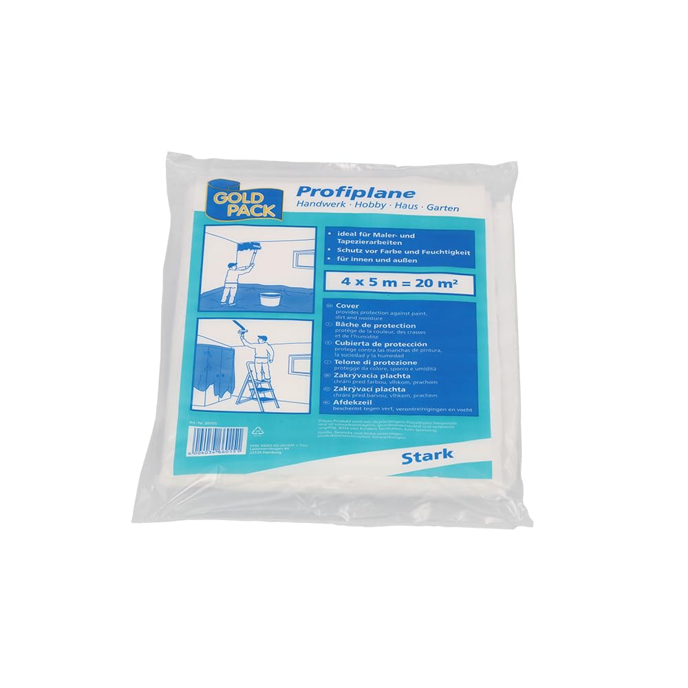 Lightweight Tarpaulin HDPE 4 x 5 m Transparent, 89505 — image 1