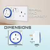Uni-Com 24 Hour Plug-in Segment Timer Switch Energy Saving Home Security Light view 2