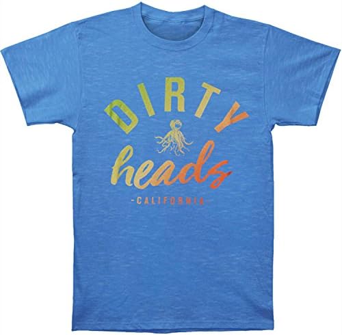 Dirty Heads Men's Flight Slim Fit T-shirt Medium Royal Heather