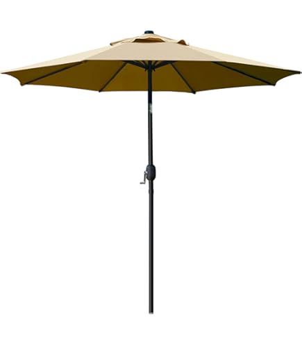 Amazon.com : Sunnydaze Outdoor Patio Umbrella - Polyester Table