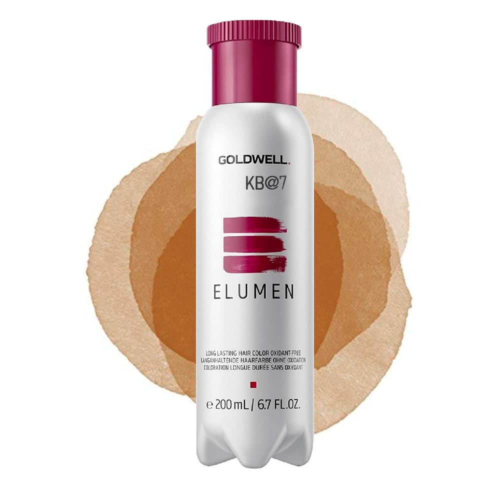 Goldwell Elumen Level 7 Permanent Hair Colour, Light Copper/Brown, 200 ml, 4021609108245