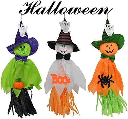 3 Pcs, Halloween Hanging Ghost Decor for Halloween Party Haunted House Home Yard Decoration