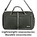 Gonex 60L Packable Travel Duffle Bag Foldable Duffel Bags for Luggage Gym Sports Camping Travelling Cycling Storage Shopping Water & Tear Resistant Dark Green