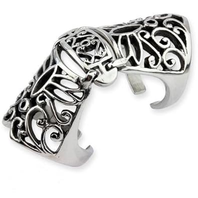 Gothic Gliederring Gelenkring Edelstahl Vampir Ring Neo Viktorianisch