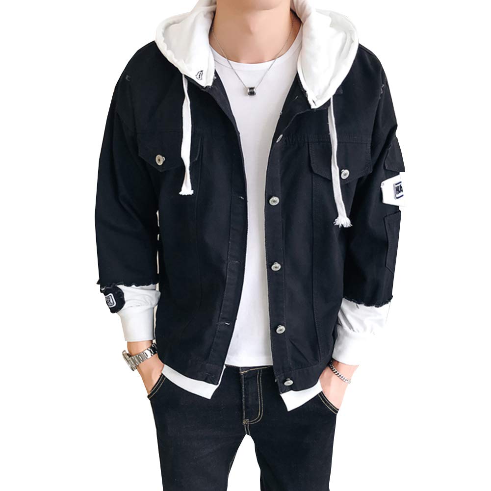 white distressed jacket