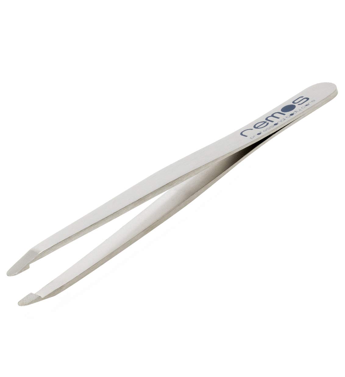 REMOS Eyebrow Tweezers with Round tip Made of Stainless Steel 9.5 cm