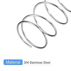 uxcell Compression Spring, 5Pcs 304 Stainless