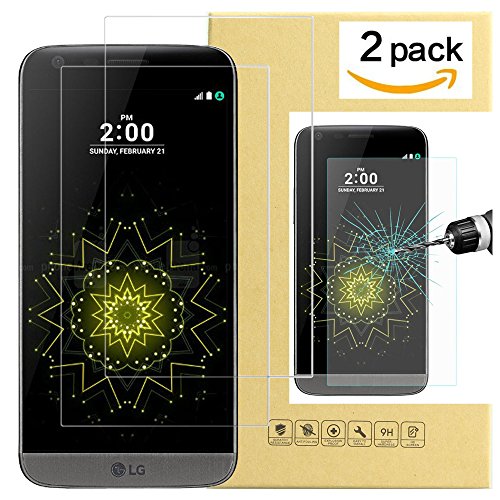 Lg g5 tempered glass screen protector,hd ultra thin ult…
