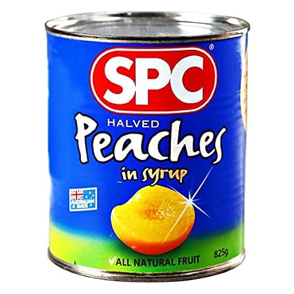 Spc halved peaches (inlightsyrup) x 825g (9310006211333)