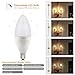 Albrillo E12 Bulb Dimmable LED Light Bulbs, 40 Watt Incandescent Equivalent, Warm White 2700K, 3 Pack