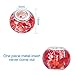 PH PandaHall 100pcs Large Hole Beads, European Beads Garden Decor Beaded 10 Colors Spray Painted Glass Loose Beads for European Bracelet Making Indoor Outdoor Yard Patio Plant Pot Flower Hole: 5mm