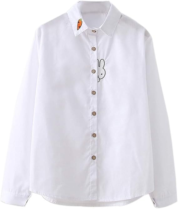 Amazon Wodery シャツ ブラウス レディース トップス 七分袖 綿 とろみシャツ 花柄 ゆったり きれいめ 春 秋 体型カバー 通勤 Ol 通学 シャツ ブラウス 通販