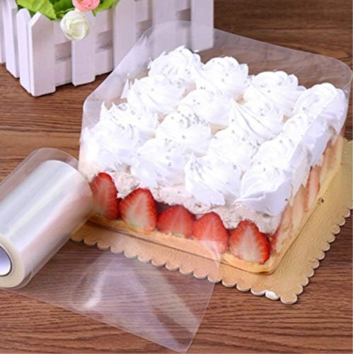 GWHOLE Lot de 2 Colliers à Gâteau 10M x 10CM et 10M x 8CM Rouleaux Rubans Transparents Cercle de Pâtissie pour Gâteaux Mousse - Cuisine A Vivre GWHOLE Lot de 2 Colliers à Gâteau 10M x 10CM et 10M x 8CM Rouleaux Rubans Transparents Cercle de Pâtissie pour Gâteaux Mousse