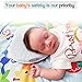E-A Baby Pillow Preventing Flat Head Syndrome, Head Shaping for Infant, Peacefuly Sleep for Newborn, Cute Breathable and Soft Cover Blue or Pink
