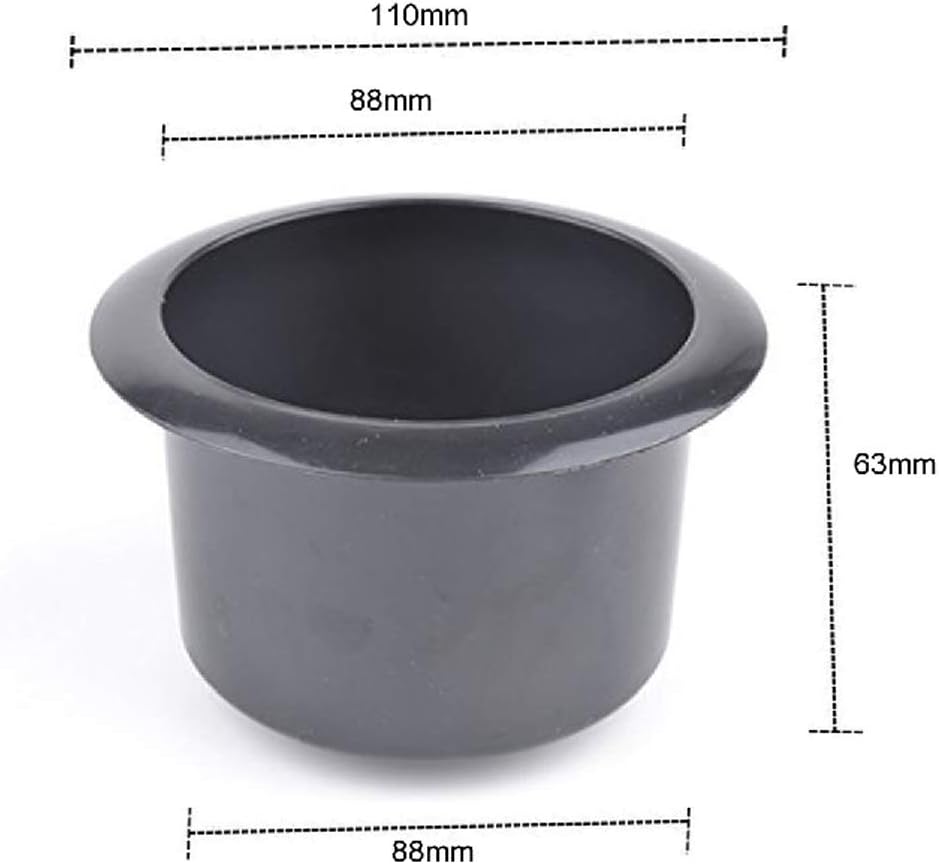 Plastic cup holder inserts