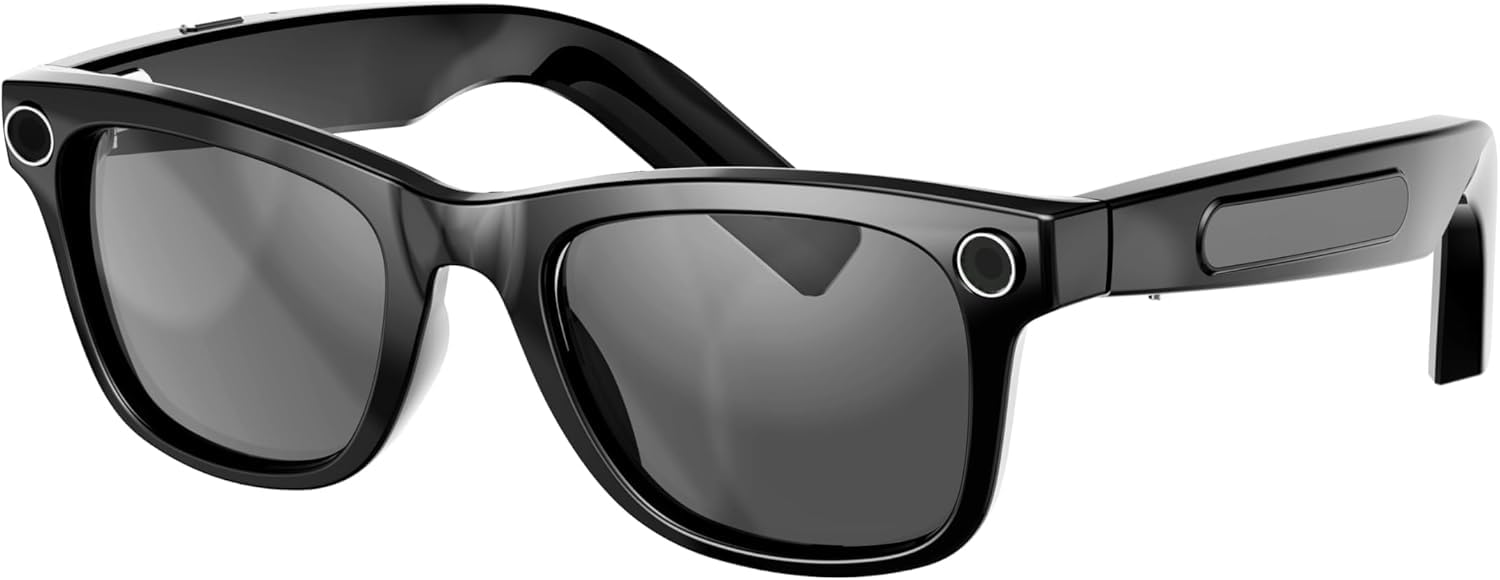 Photo 1 of AI Smart Glasses with Camera, 800W Camera & 2K Video Recording, Powered by ChatGPT, 160+ Languages Real-Time Translation, HiFi Audio & Music Control, Smart Sunglasses with Video Recording for Travel