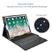 iPad Pro 12.9 Keyboard + Leather Case, Vivefox Wireless iPad Keyboard + Folio Smart Keyboard Case, with Pencil Holder, Auto Wake/Sleep Feature for Apple iPad Pro 12.9 inch（Not fit 2018 Version