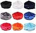 Flyusa FZBNSRKO Women Girls Turban Twist Headband Head Wrap Twisted Knotted Knot Soft Hair Band,Black