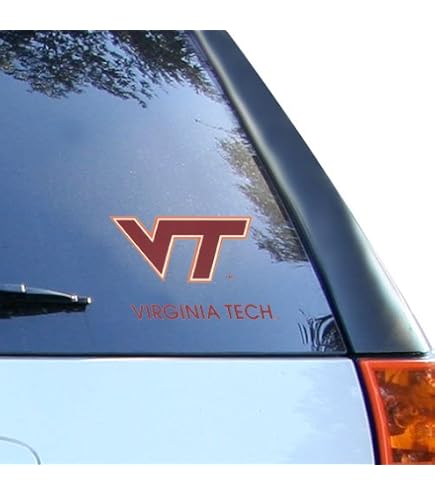 Wincraft NCAA Adesivi Virginia Tech Hokies – Multiuso Per Interni/Esterni (28x43 Cm)