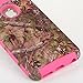 iPhone 6 Case, BAISRKE [2in1 Shield Series] Tree Camouflage Camo Skin Hybrid Dual Layer Protective Case for Apple iPhone 6s/6(4.7 Inch) with Rugged TPU Inner Case + Glossy PC Hard Cover(RosePink)