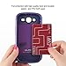 S3 Case,Galaxy S3 Case - ULAK Hybrid Dual Layer Rubber Bumper Skin Case for Galaxy S3 Shock-Absorption / Impact Resistant Slim 2in1 Protective Case Cover with Card Storage for Samsung Galaxy S3 SIII Ii9300 (Purple PC/Purple TPU)