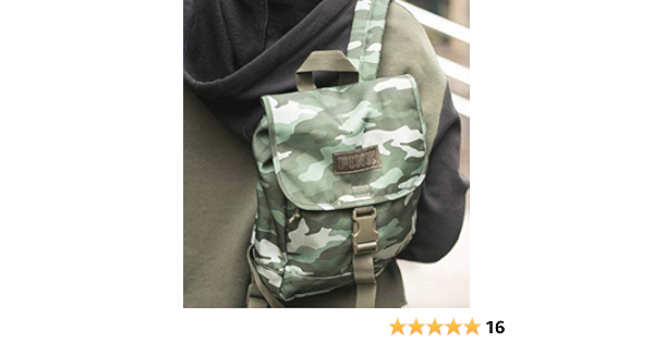 victoria secret pink camo backpack