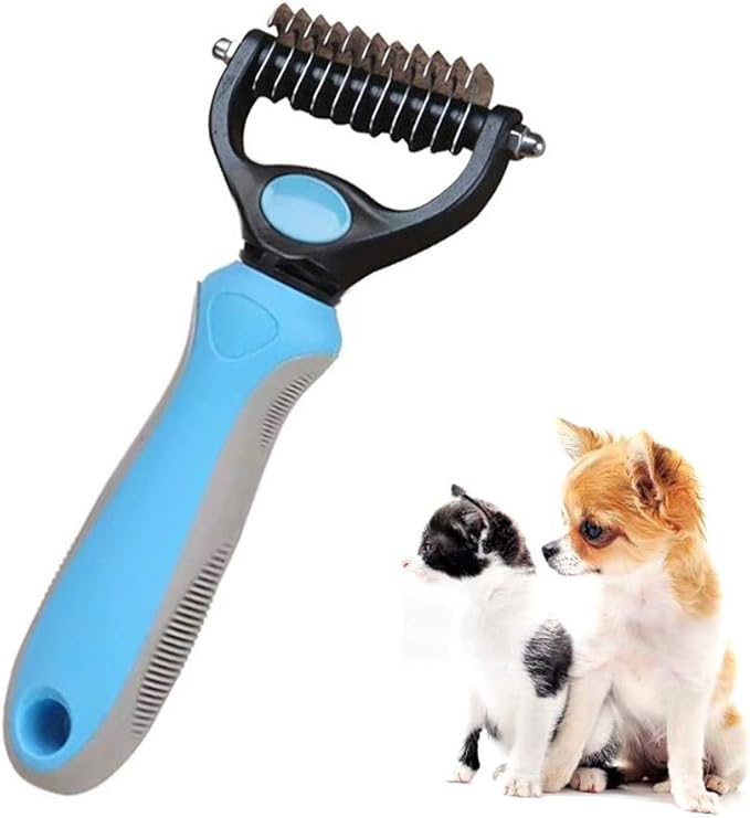 Pet Grooming Comb, Dematting Comb with 2 Sided Professional Grooming